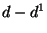$ d-d^1$
